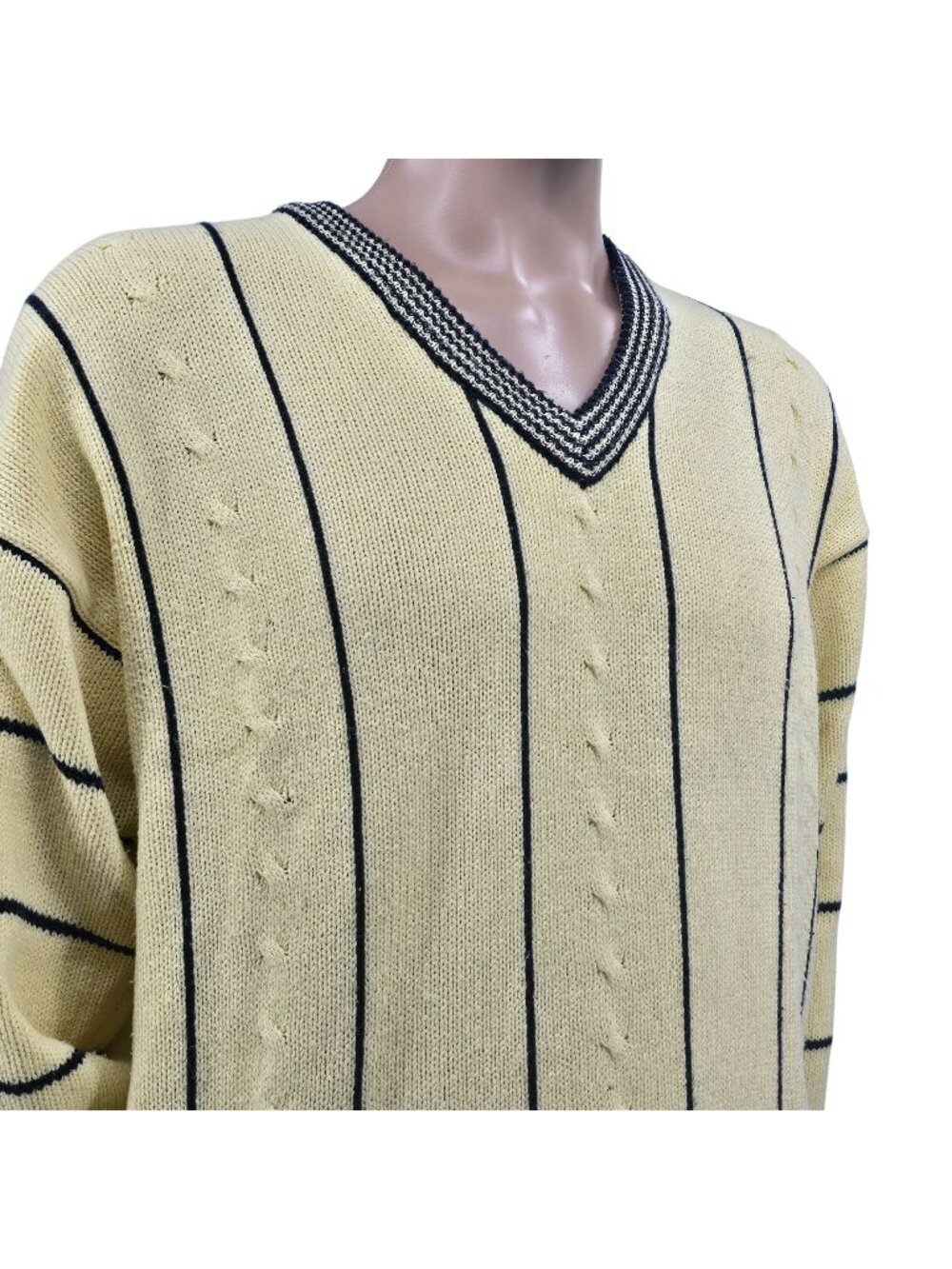 Aureus Vintage Myrtle West V-Neck Golf Sweater, Men's XL